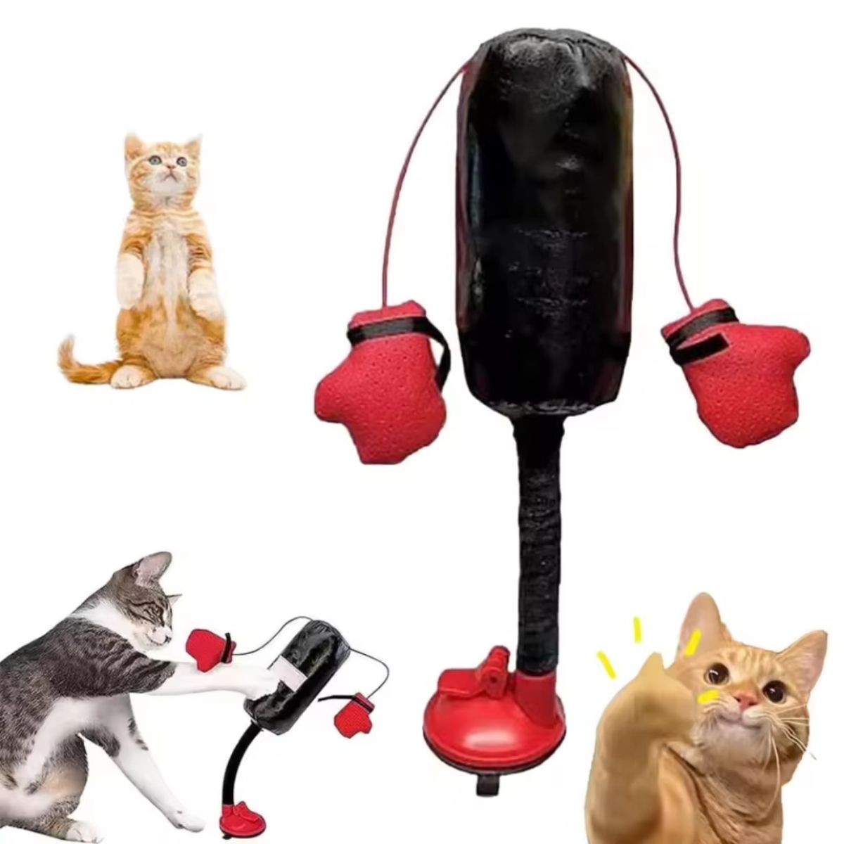Interactive Paw Punch Cat Boxing Toy