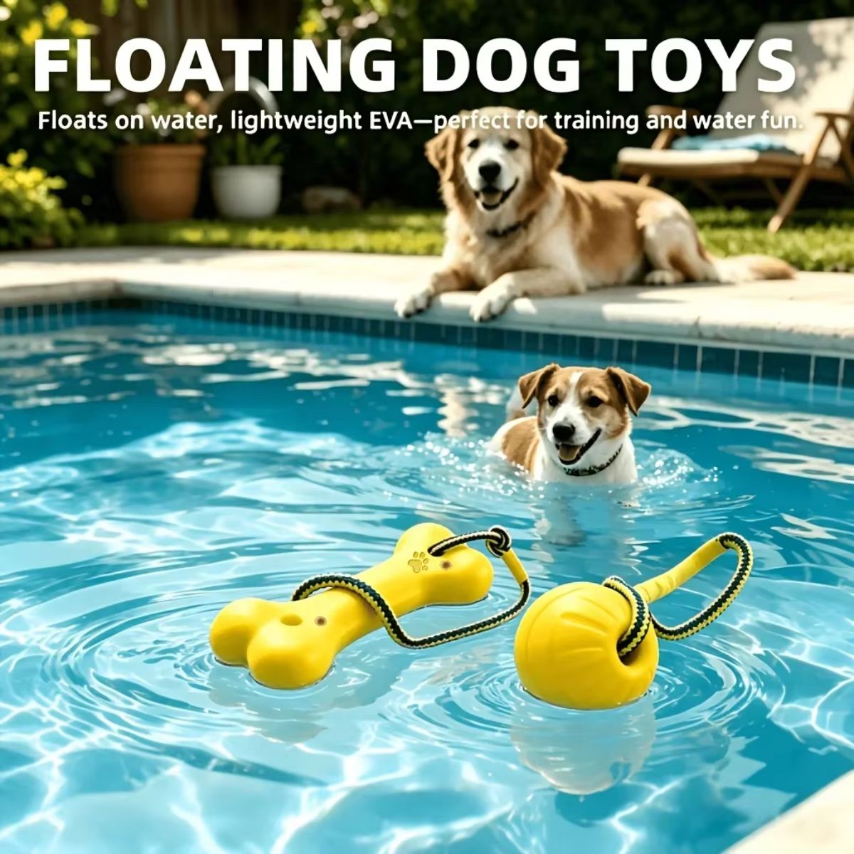 Floating EVA Rope Ball Dog Toy