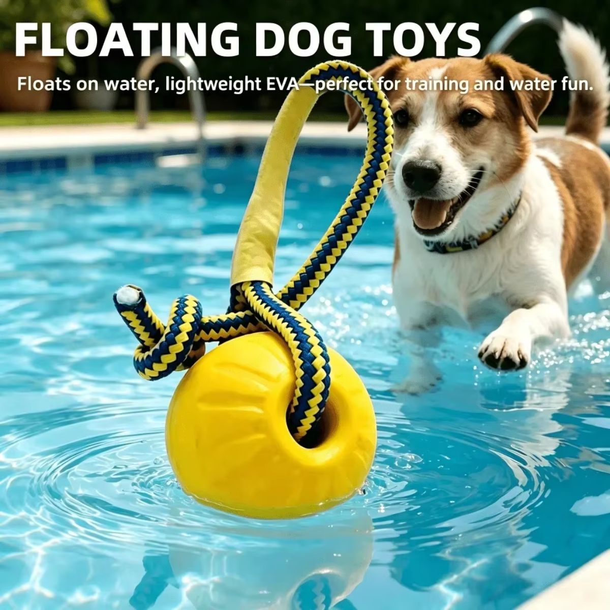 Floating EVA Rope Ball Dog Toy
